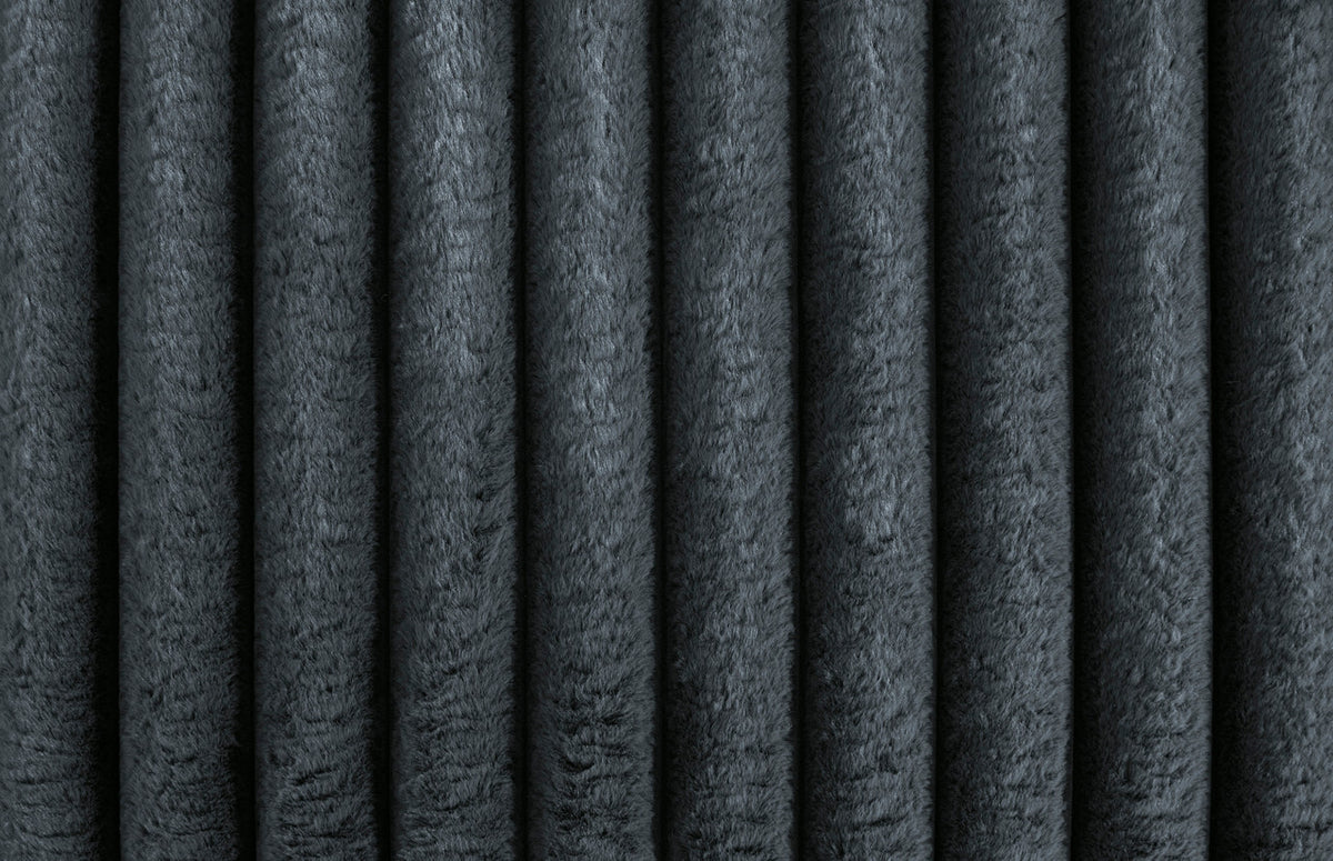 BOCELLI Dark Gray Corduroy 151" Wide x 121" Depth Oversized Sectional