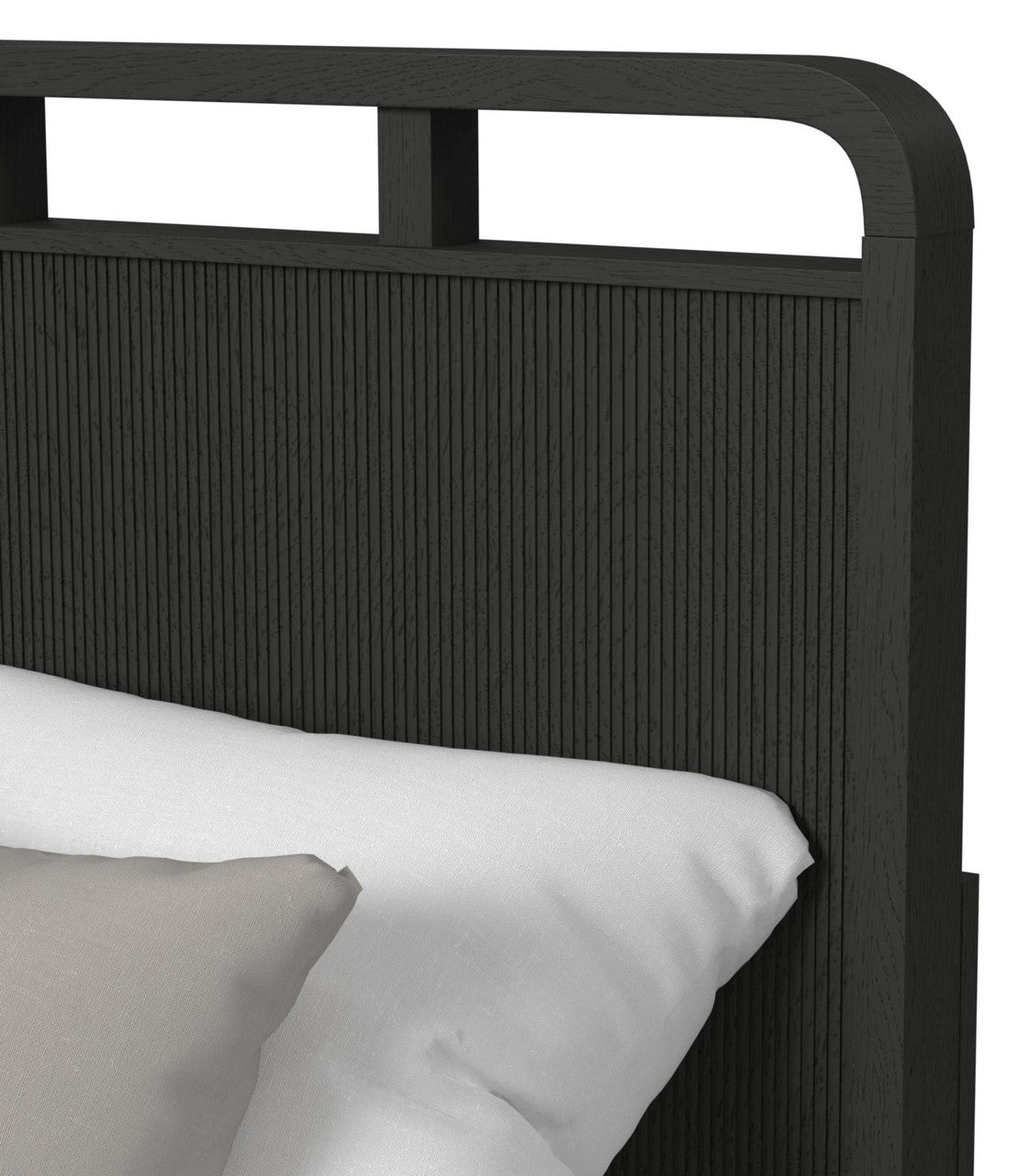 BRIAA Black 57" Height Platform Bed with Drawers