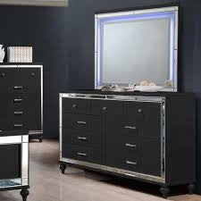 VALENTINO MIRROR -DRESSER BLACK