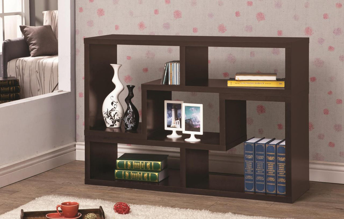 Bai Dark Brown Bookcase