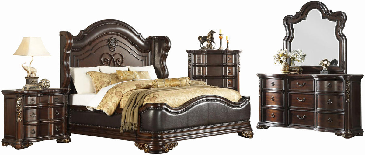 BEACON Cherry Bedroom Set