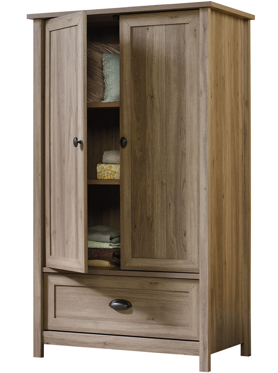 Beaumont Gray Oak Armoire
