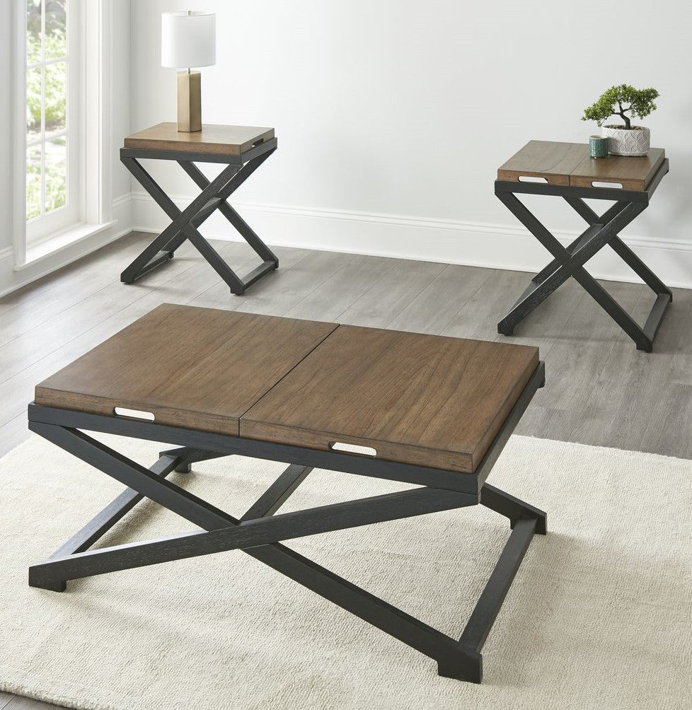 BECKETT 48" Wide Coffee Table with Trays