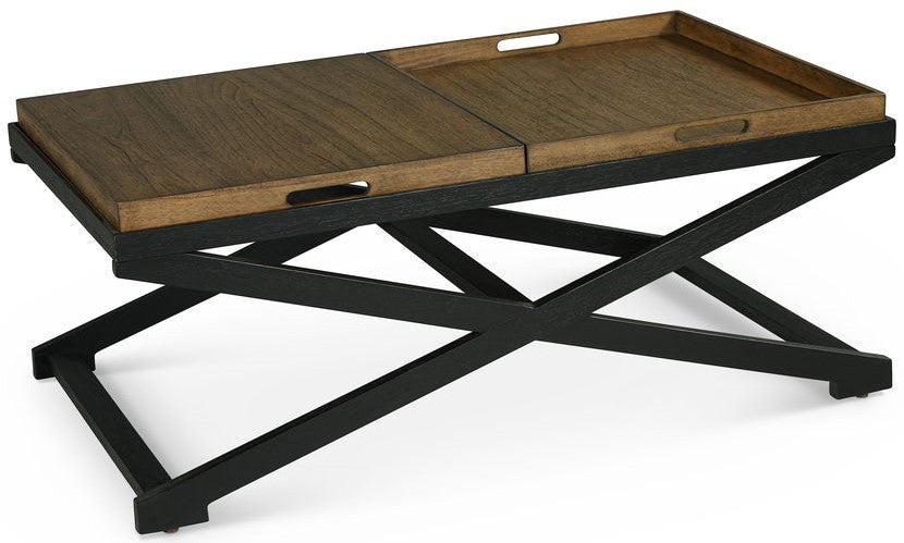 BECKETT 48" Wide Coffee Table with Trays