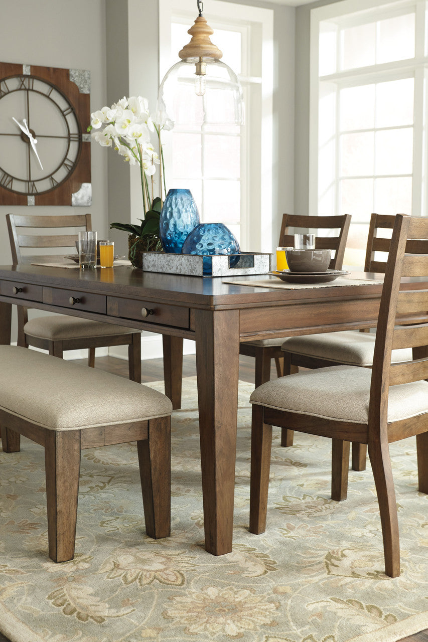Belton 6 Piece Dining Set with Bench