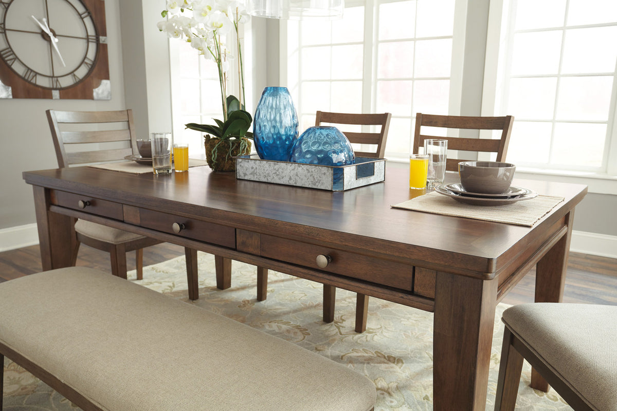 Belton 6 Piece Dining Set with Bench