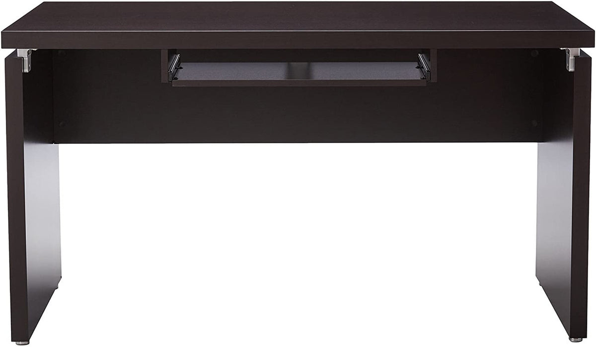 BRENNER Dark Brown 55" Wide x 28" Depth Computer Desk (RTA)