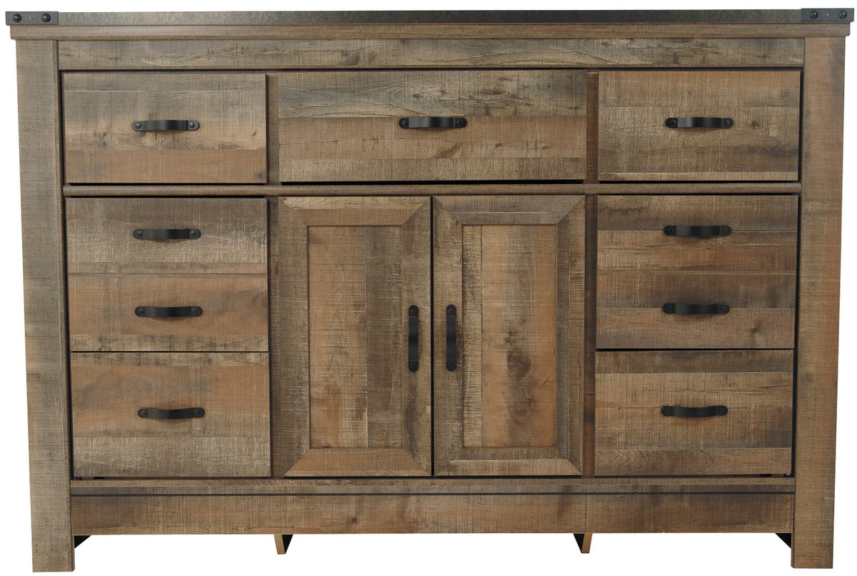 BENNI King Panel 6 Piece Bedroom Set