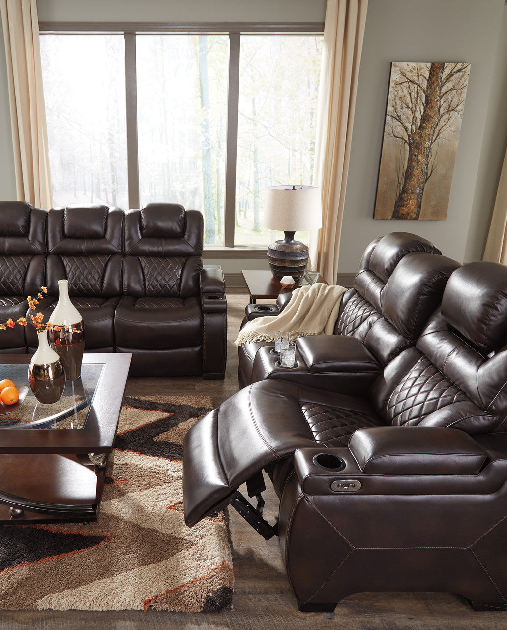 BENTLEY 128" Wide Power Reclining Sectional