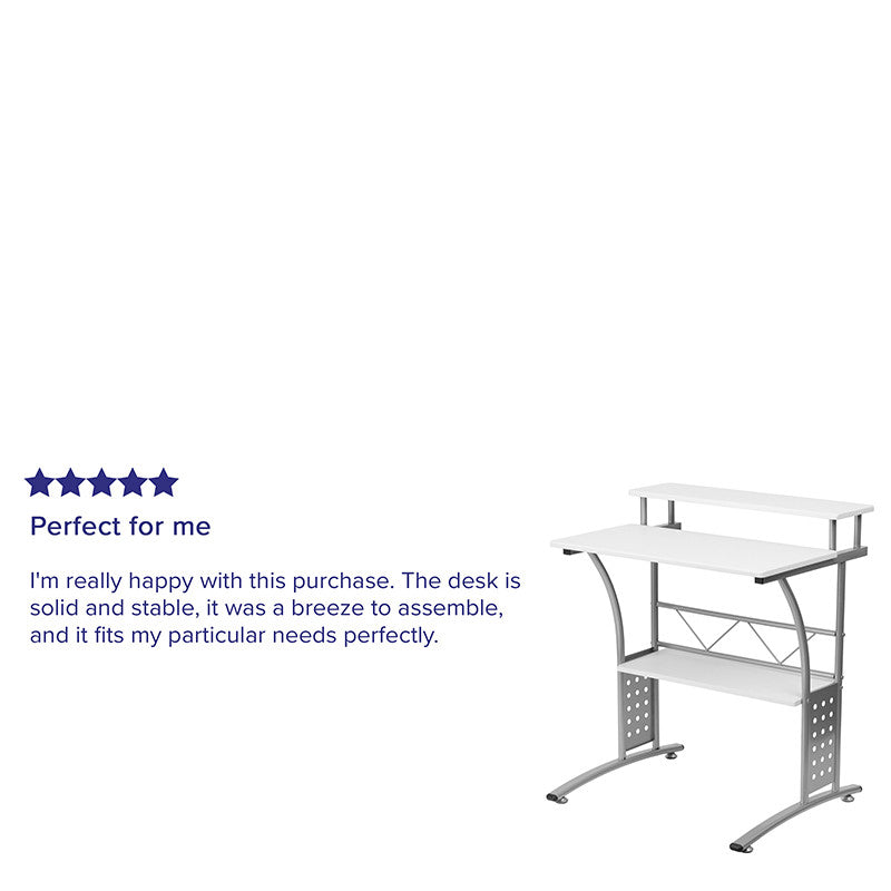 BOHDI White 28" Wide Desk