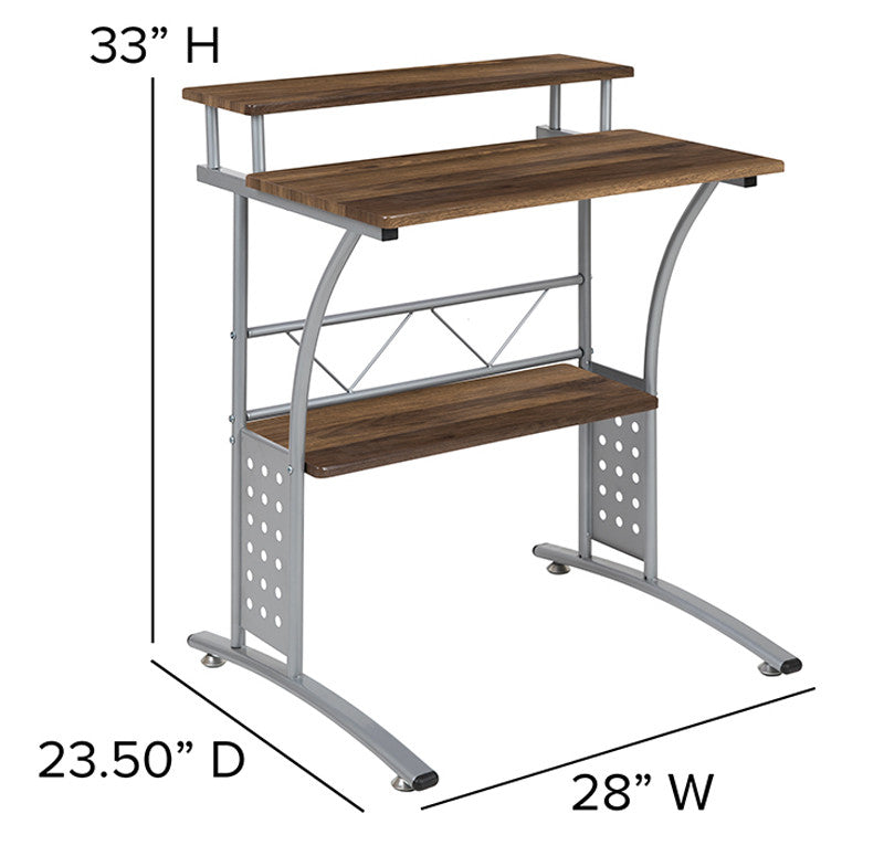 BOHDI Brown 28" Wide Desk