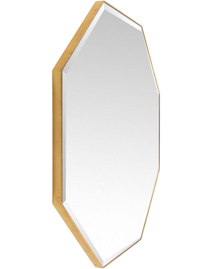 BROOKE 40" Gold Wall Mirror