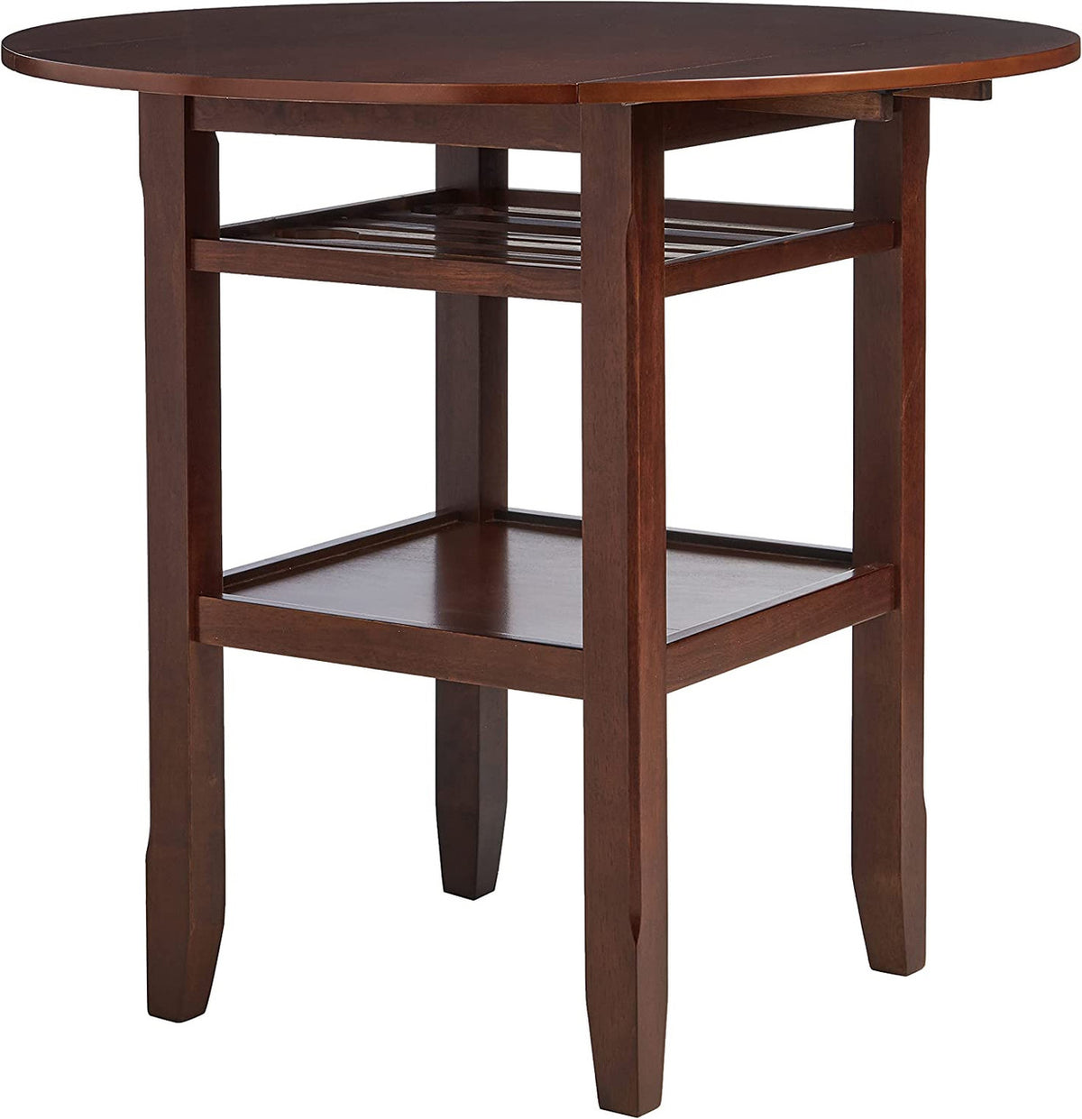 CADMUS Cherry 3 Piece Counter Height Set