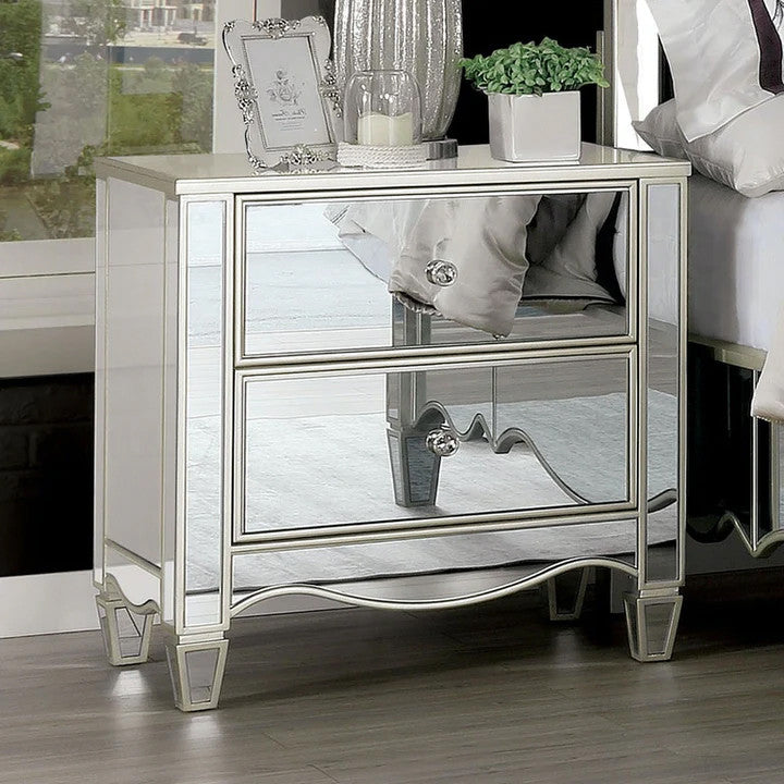 CANTERBURY Mirror 28" Wide x 29" Height Nightstand