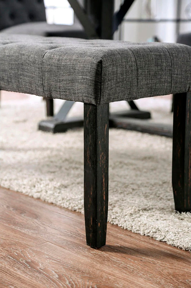 CIENNA Dark Gray 48" Wide Bench
