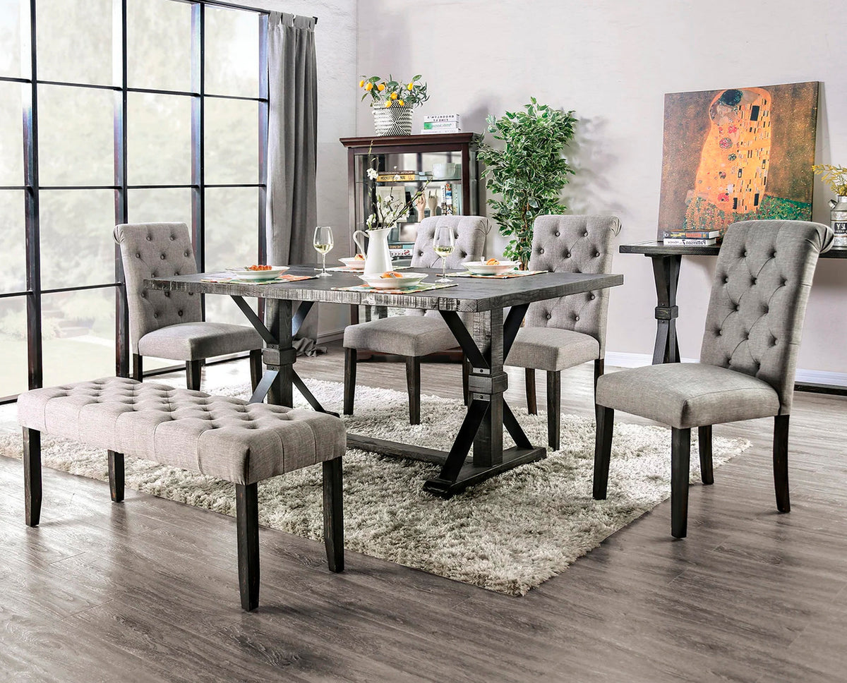 CIENNA Light Gray 48" Wide Bench