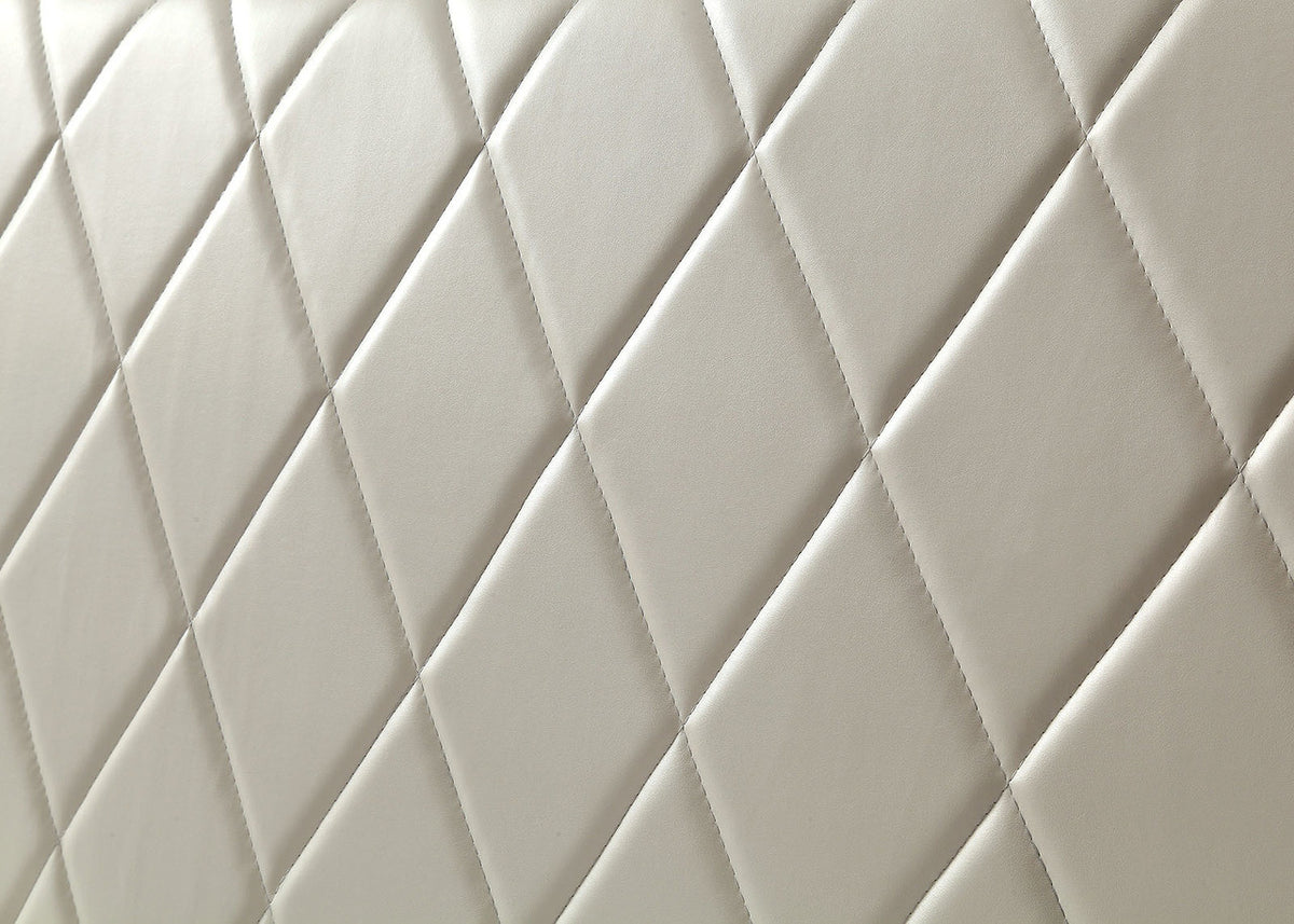 MELANGE Silver Gray Bed