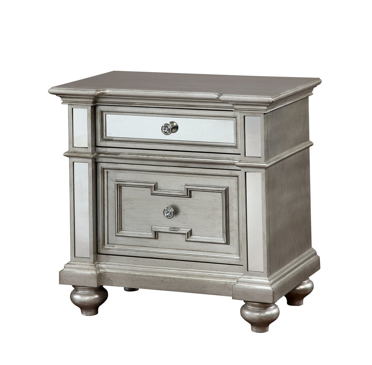 Diane Silver Nightstand