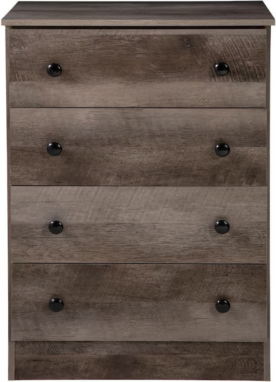 COEPTO Gray 27" Wide 4 Drawer Chest