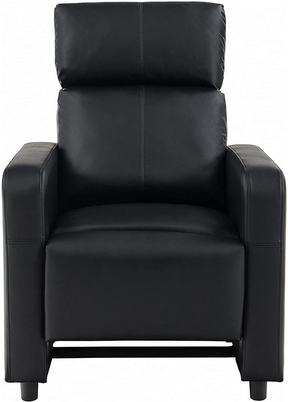 COLBY Black 30" Wide Push-Back Recliner