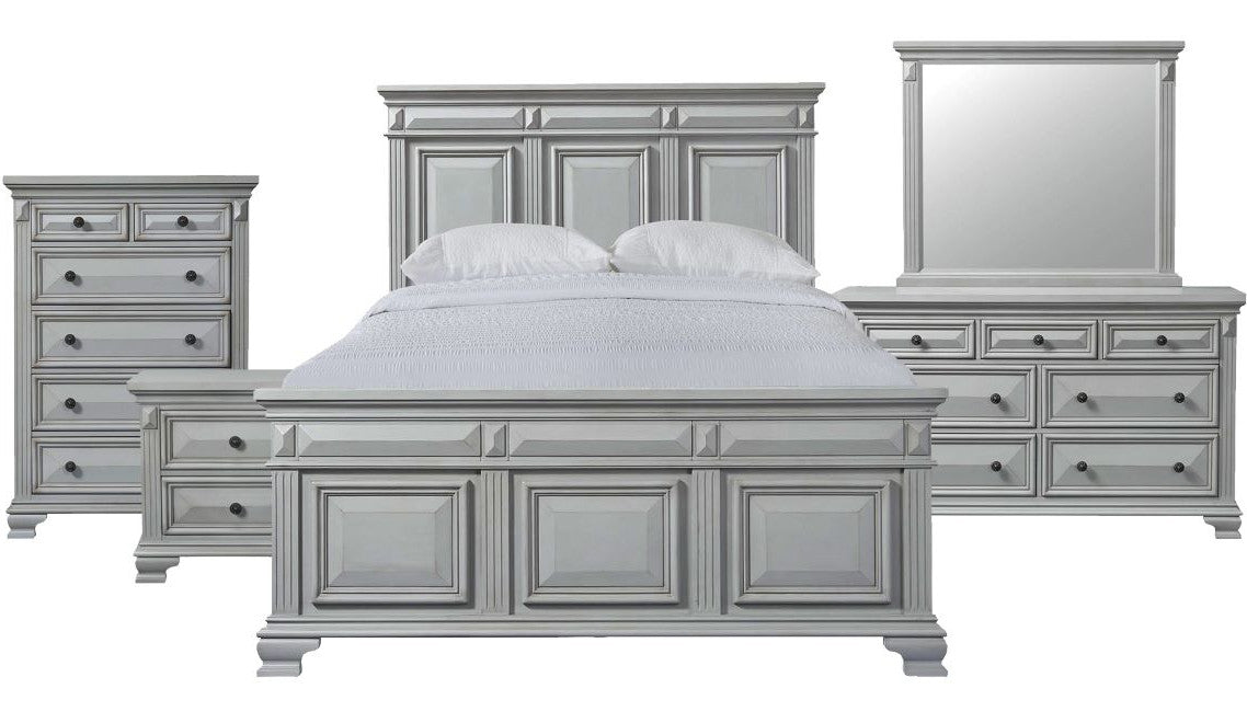 CONROE Gray Bedroom Set