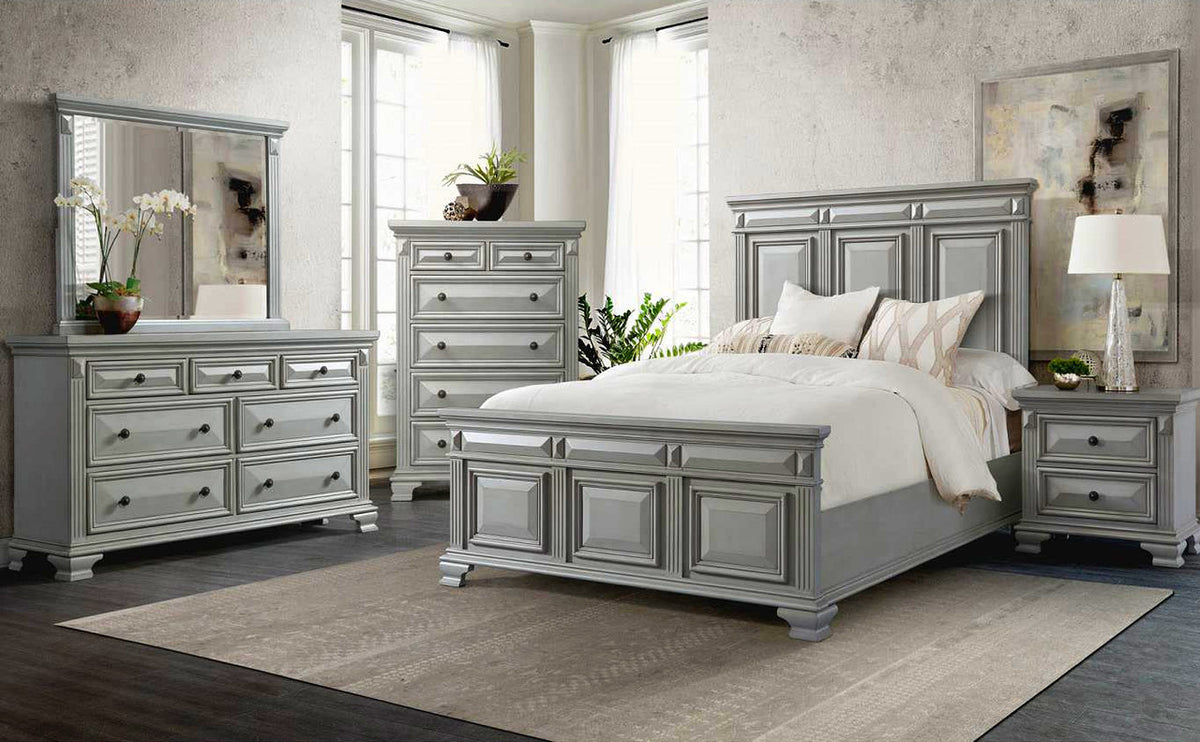 CONROE Gray Bedroom Set