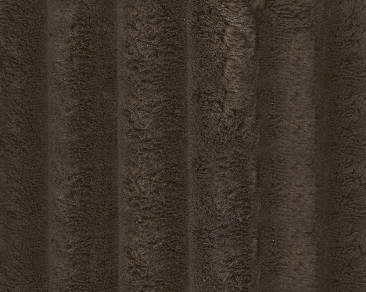 CORSICA Chocolate Corduroy 144" x 130" Reclining Sectional with 2 Recliners