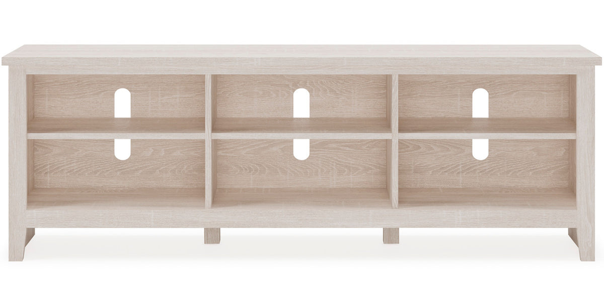 CRIGAN White 70 Inch Wide TV Stand (RTA)