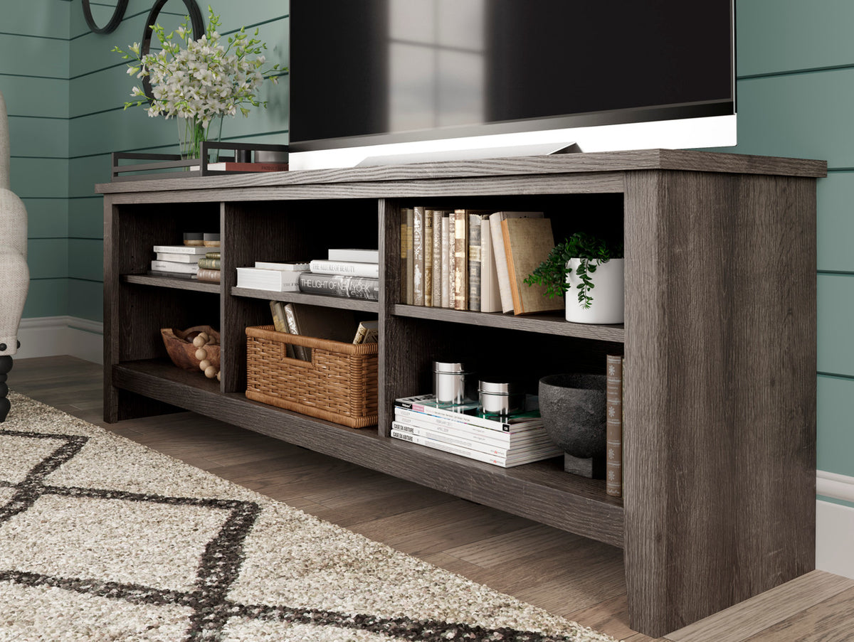 CRIGAN Gray 70 Inch Wide TV Stand (RTA)