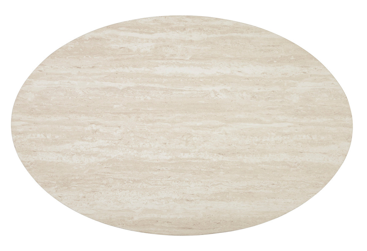 CARRIGAN Beige & Gold 3 Piece Table Set