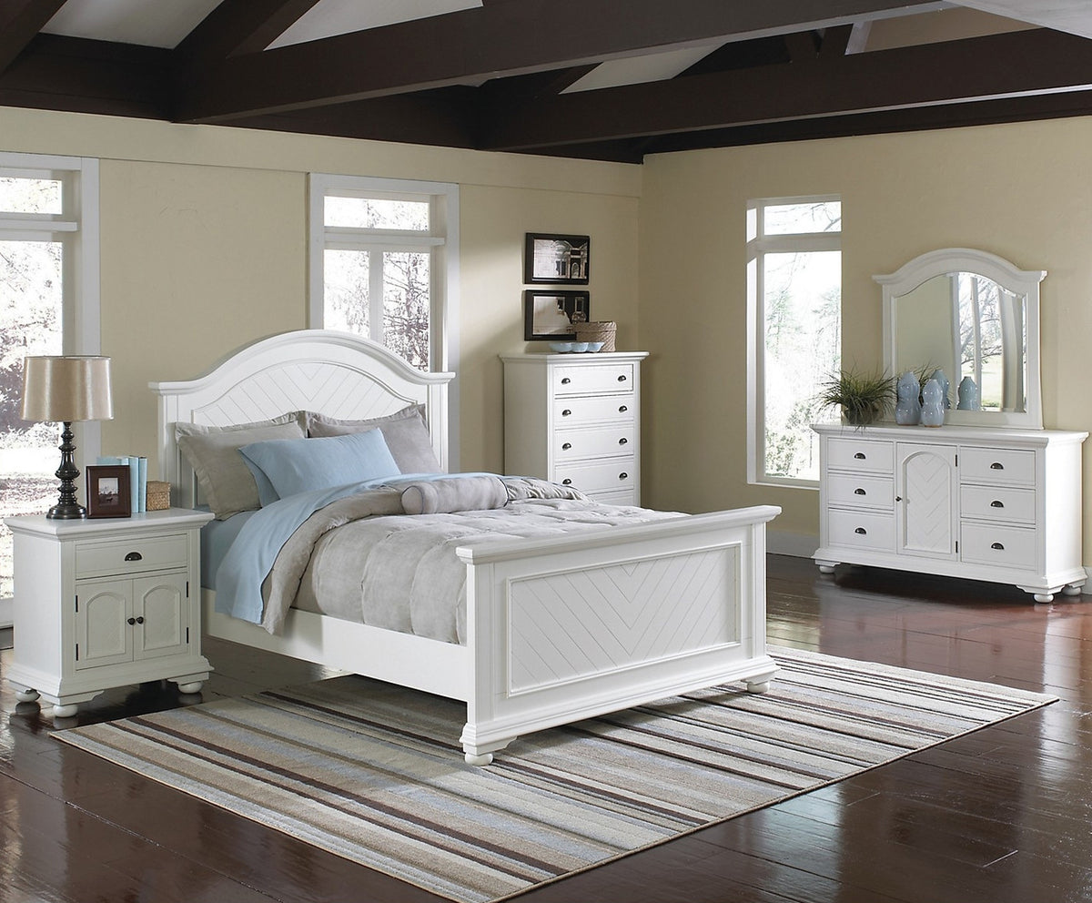 Celma White Night Stand