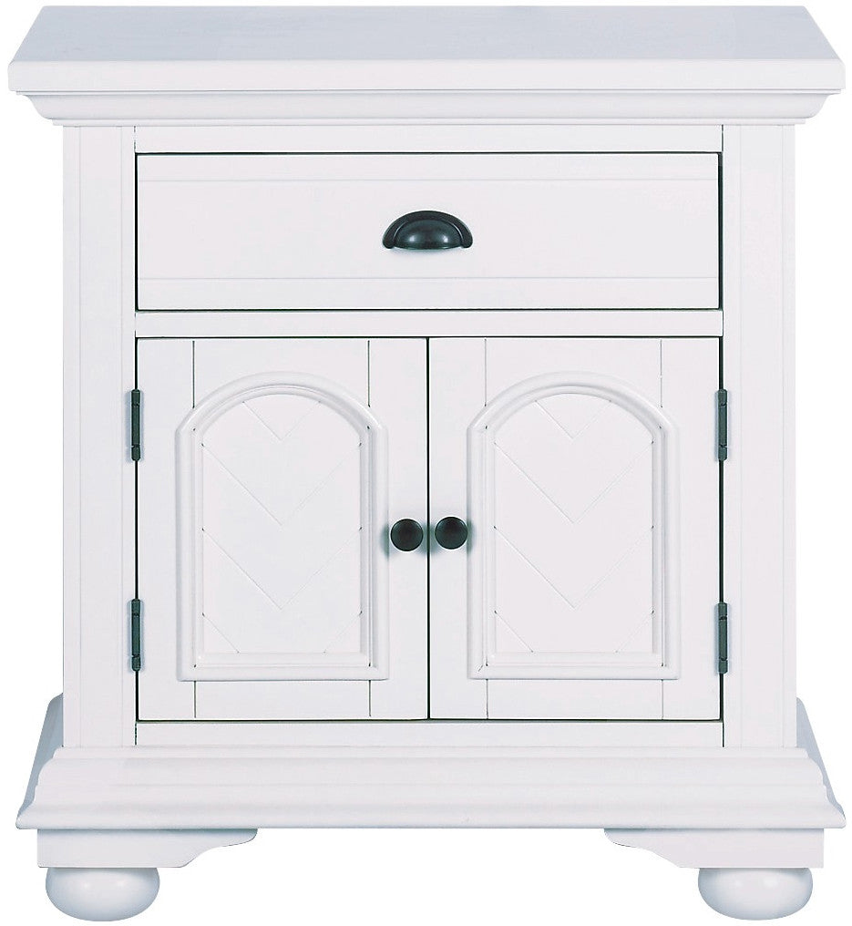 Celma White Night Stand