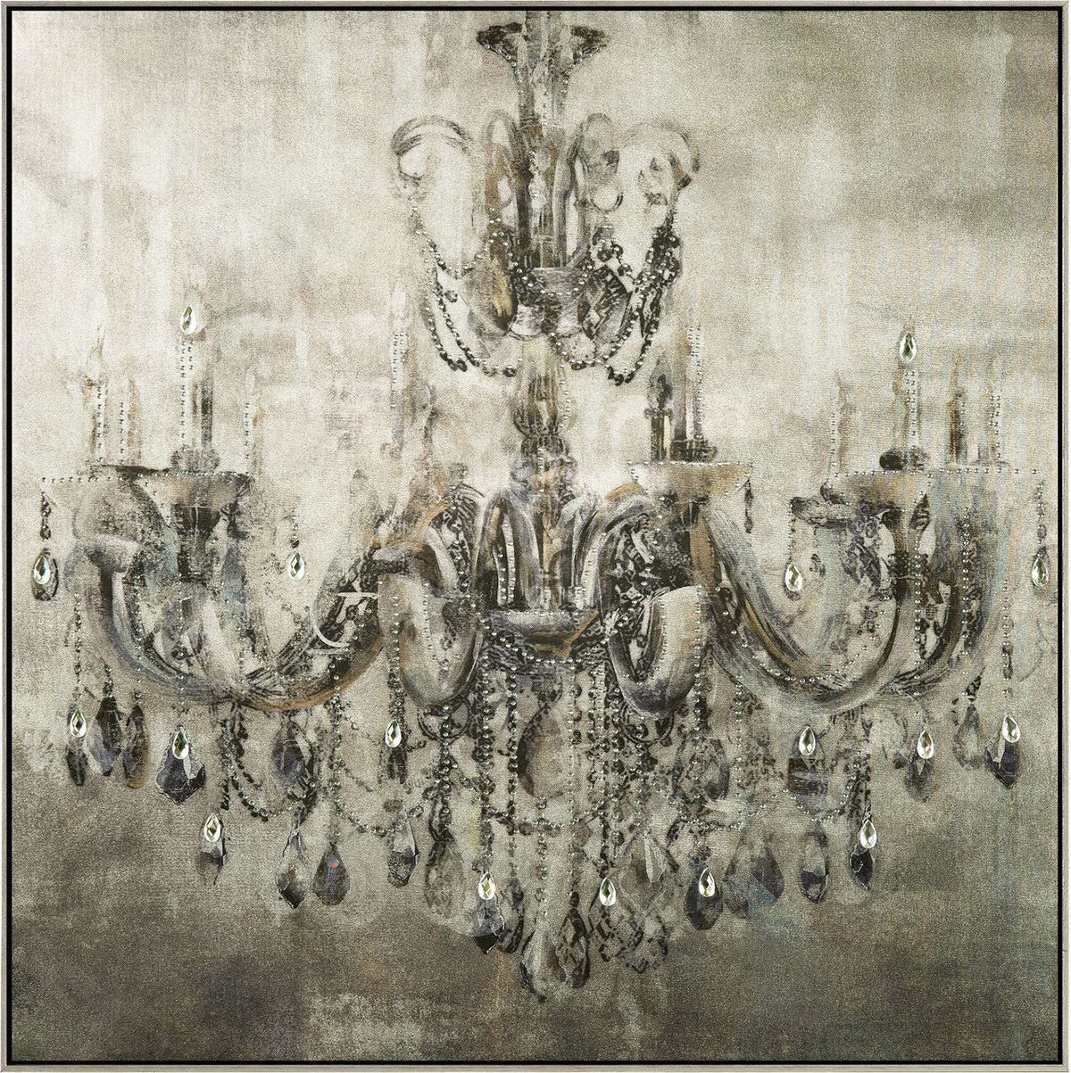 CHANDELIER 24" x 24" Wall Art