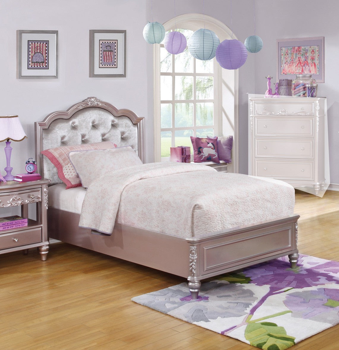 Chloe Lilac Bed