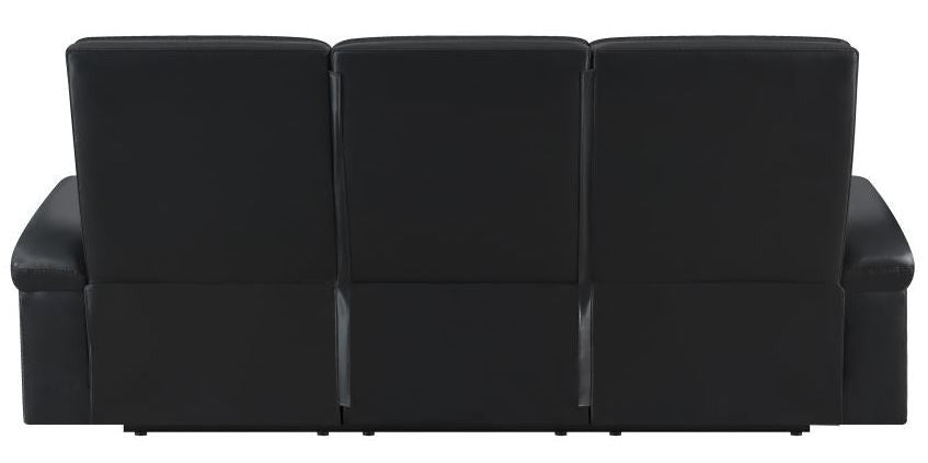 CISCO Black Reclining Sofa and Loveseat