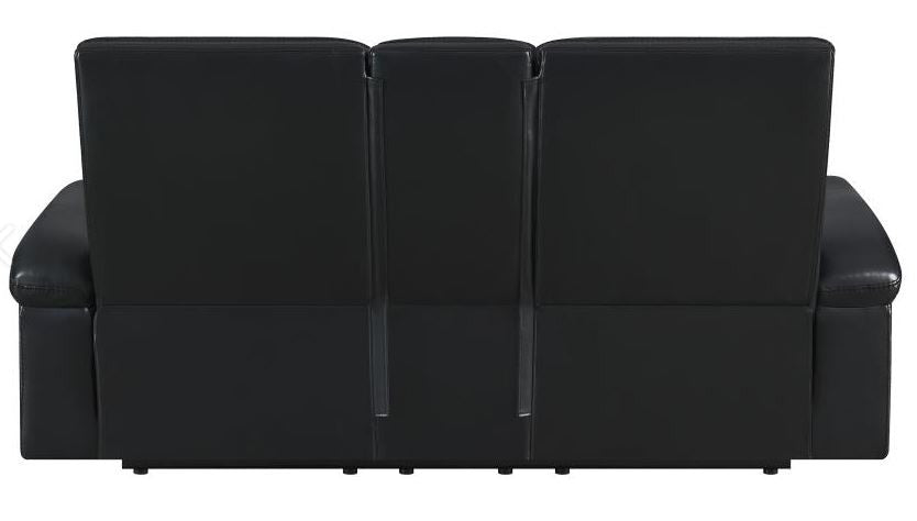 CISCO Black Reclining Sofa and Loveseat