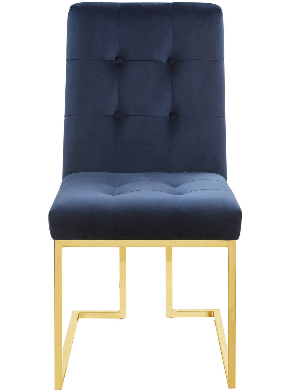 COLLINS Blue and Gold Chair
