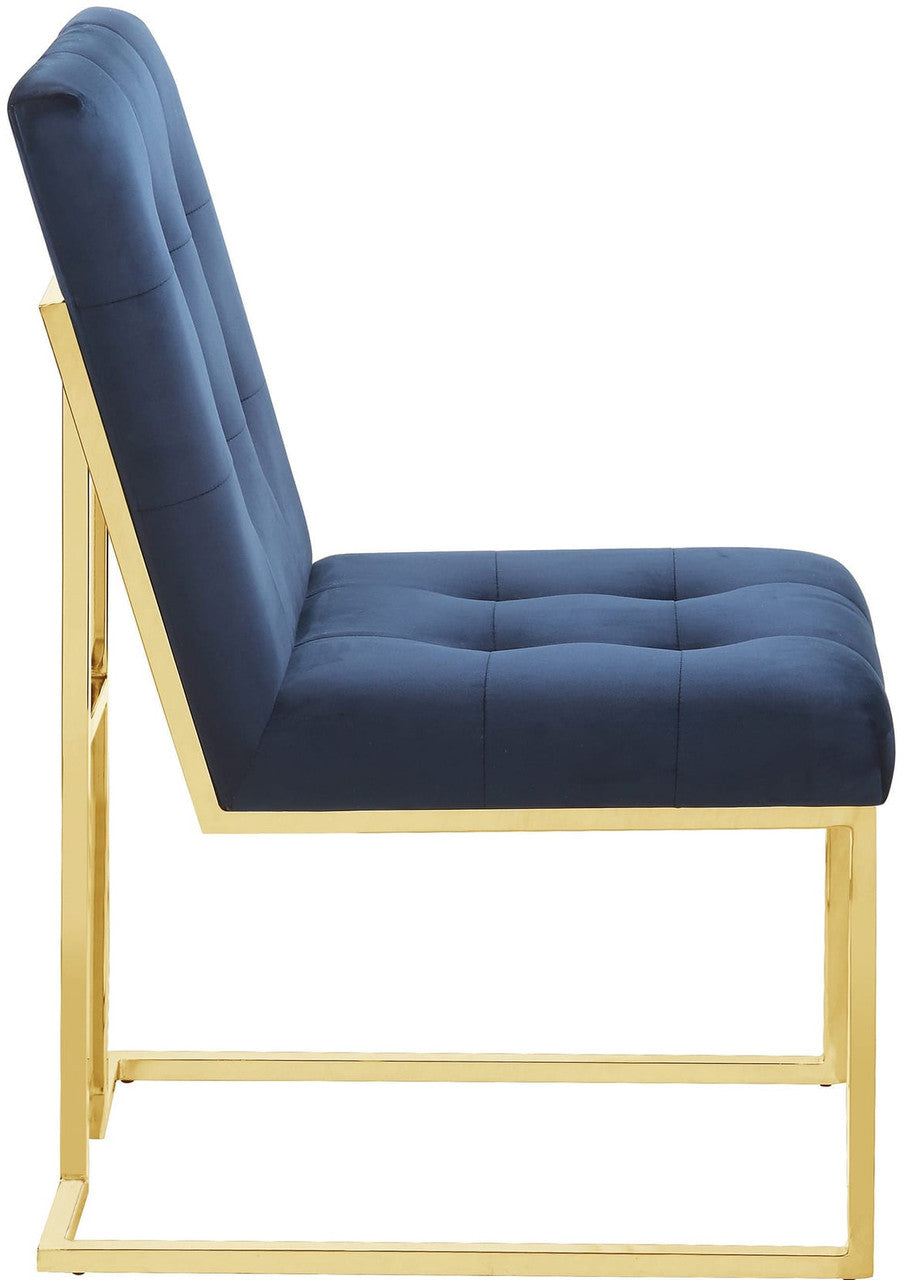 COLLINS Blue and Gold Chair