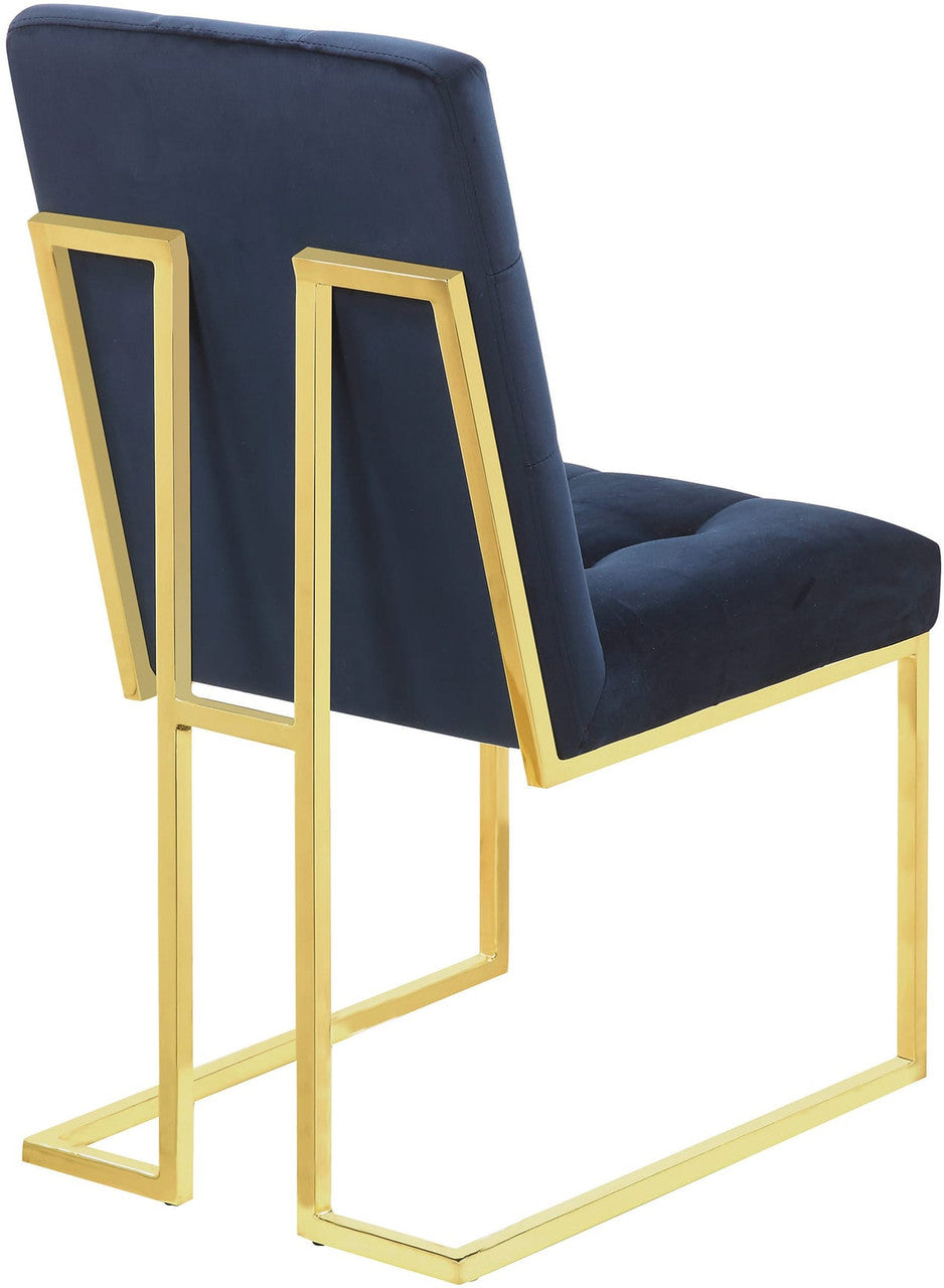 COLLINS Blue and Gold Chair
