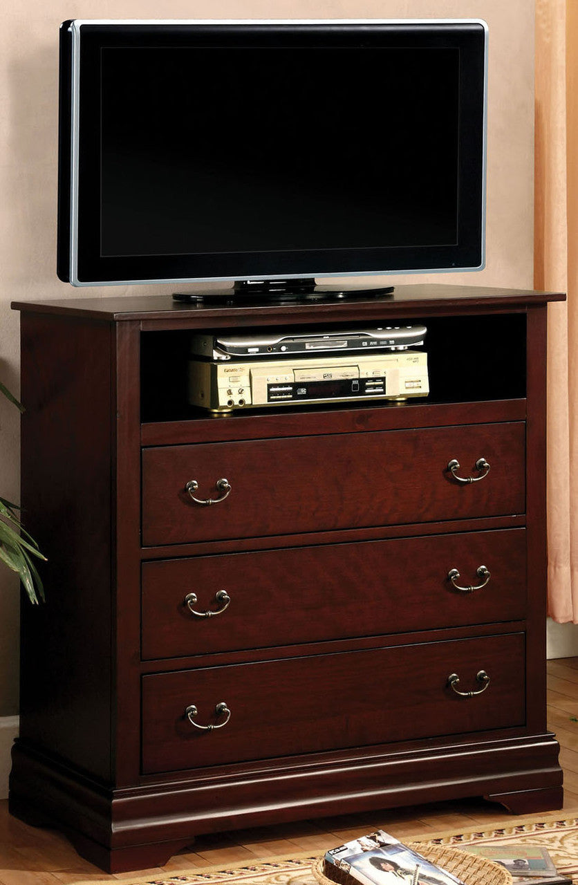 Crestline Cherry Media Chest