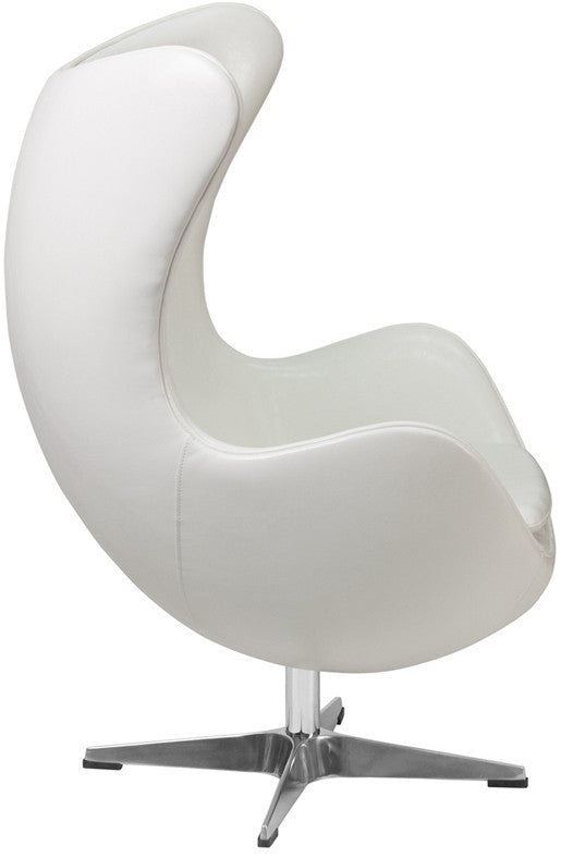 Cruz White Accent Chair