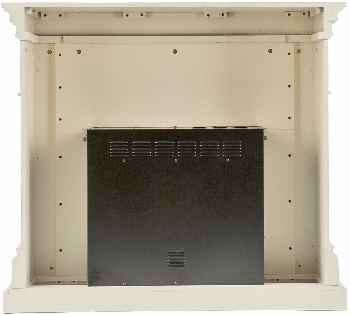 Cullen White Fireplace