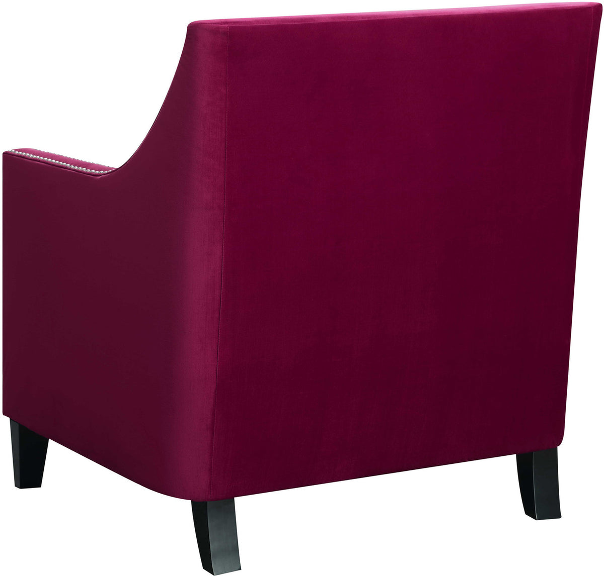 DAHLIA Red Fabric 30" Wide Accent Chair