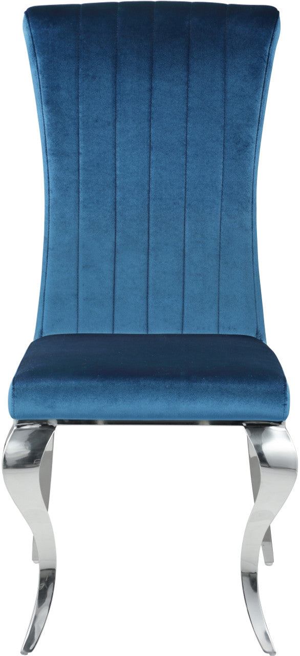 DARLA Teal Blue 19" Wide Dining Chair