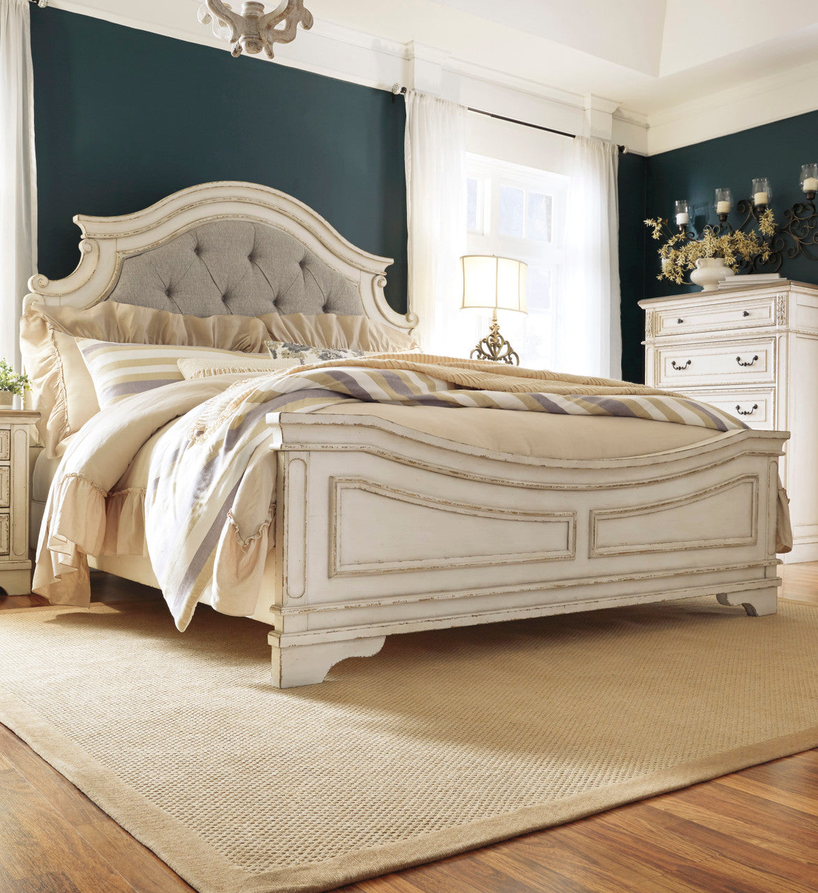 DELREY White Bedroom Set