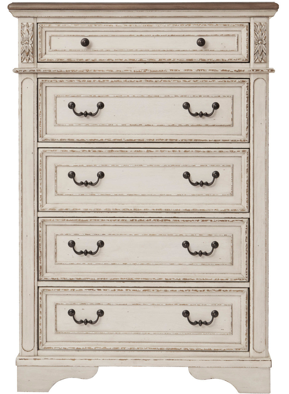 DELREY White 58" Height Chest