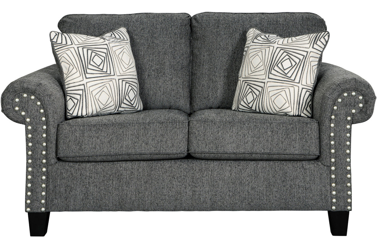 DONTELLE Gray Sofa & Loveseat