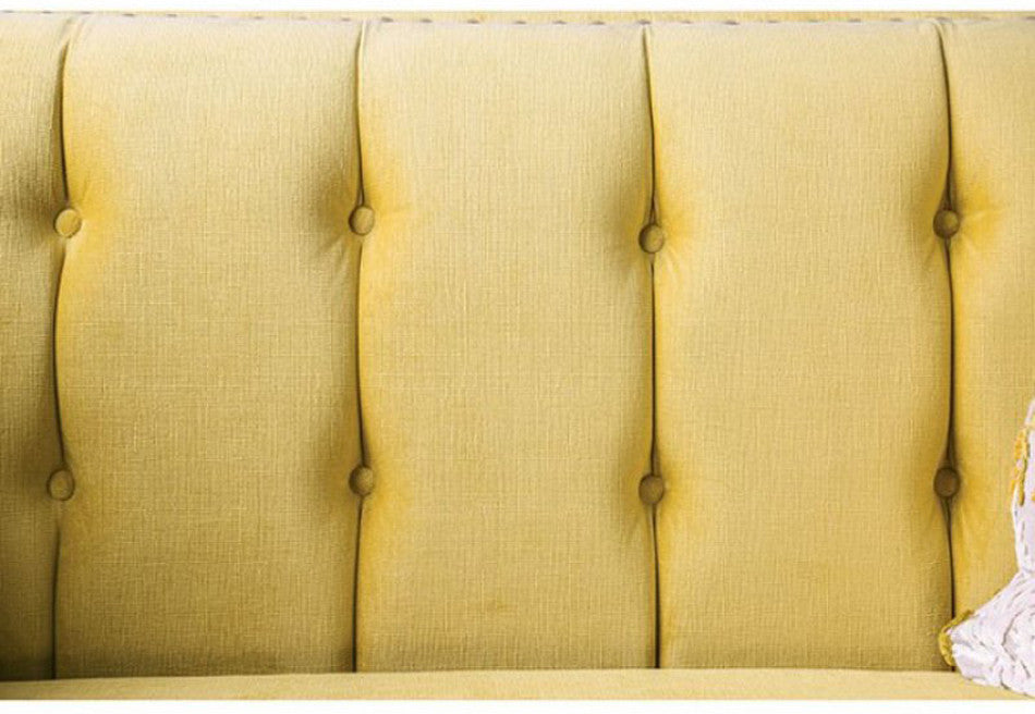 DEAN Yellow Sofa and Loveseat