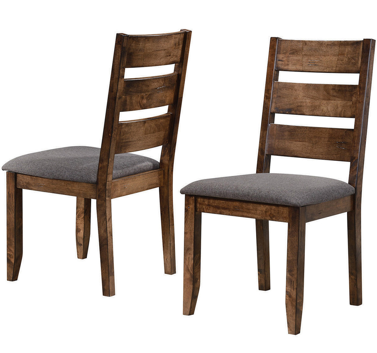 ELISUM Rustic Brown Trestle 7 Piece Dining Set