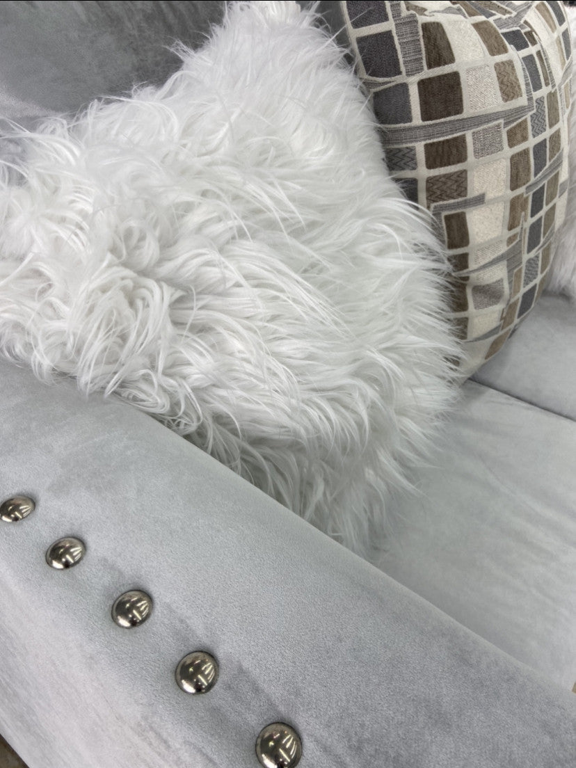 ELMIRA Silver 104" Wide Sectional